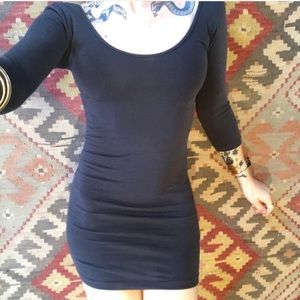 Grey Bodycon mini Dress